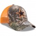Men's Dallas Cowboys New Era Realtree Camo/Orange Trucker 9FORTY Adjustable Snapback Hat 2732584